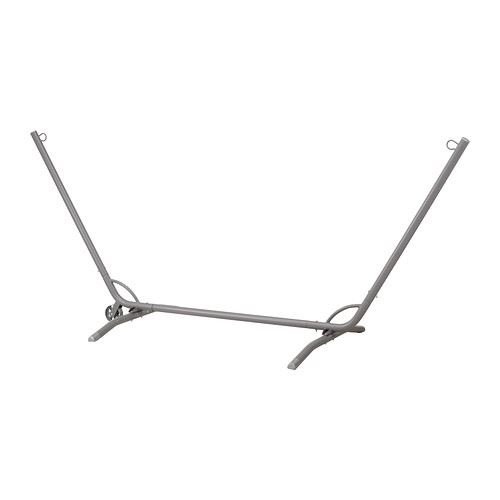 Support hamac extérieur gris GÅRÖ pour se détendre sans arbres dans le jardin