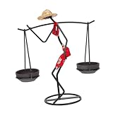 Bougeoir conique noir : le bougeoir unique est capable de créer une atmosphère chaleureuse et , décorative.