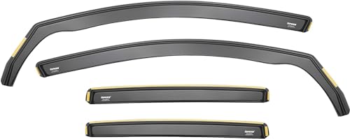 Ispeed Wind Deflectors For Seat Leon mk3 5door estate 2014-onwards wind deflectors 4pc TINTED