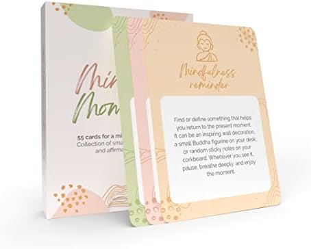 metaFox Mindful Moments becoming - 55 Mindfulness Cards with Dail...