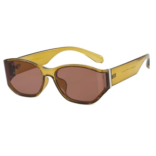 Lunettes de soleil polygonales incurvées idéales pour la photographie de rue et le style urbain