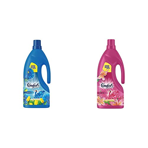 Image of Comfort After Wash Morning Fresh Fabric Conditioner, 1.6 L & After Wash Lily Fresh Fabric Conditioner - 1.6 L Combo