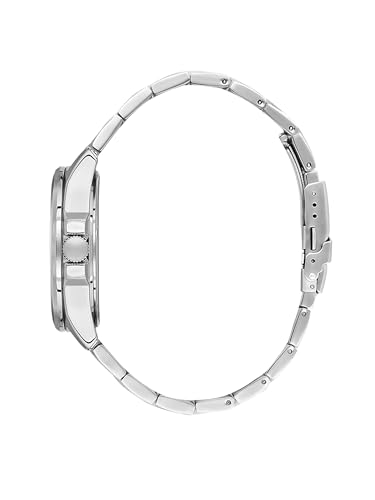 Image of Daniel Klein Men Analog Watch | Silver Case | Dark Blue Dial | Silver Stainless Steel Strap | 44 mm | Water Resistant 5 ATM | DK.6.14202-3