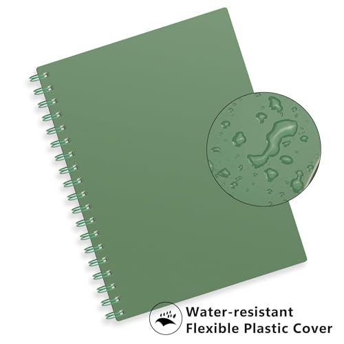 Carnet à spirale A5 pour prendre des notes de cours avec couverture rigide - 7