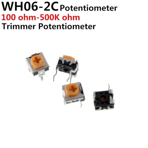 Résistances variables WH06-2C 1M Ohm pour ajuster les circuits audio - 2