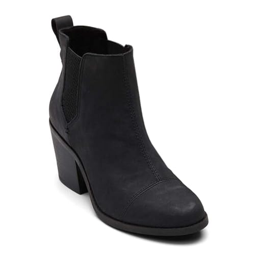 TOMS Womens Everly Pull On Ankle Boots
