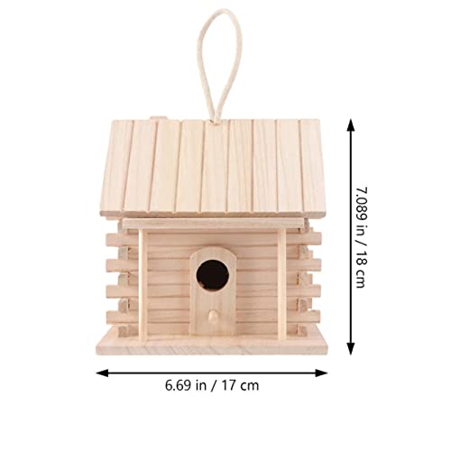 Nichoir à oiseaux suspendu pour protéger les petits oiseaux des intempéries