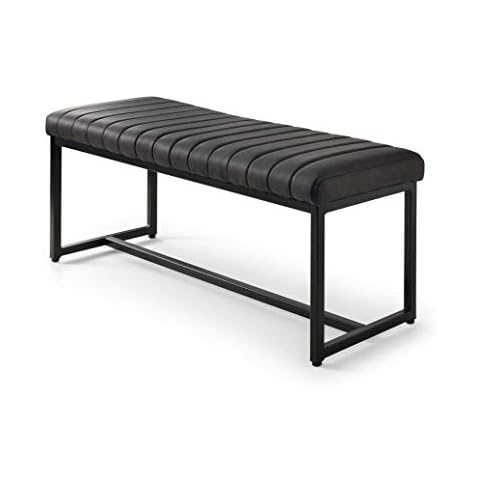 Julian Bowen Soho Bench with Faux Leather Cover