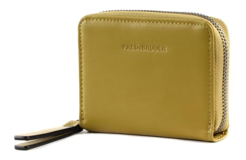 Porte-monnaie FREDsBRUDER Tabily Coin en cuir moutarde pour femme