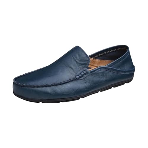Mocasines de piel sintética para hombre: zapatos cómodos e ideales para conducir con estilo