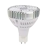 Material: aluminio+ plástico NUOXUAN G12 LED Par30 Lámpara 35W 130LM/W G12 Par30 Spotlight Reemplace 70 W Lámpara de haluro de Metal AC85-265V (Emitting Color : Cold White, Size : G12)