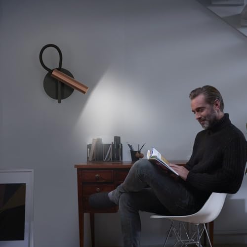 Lámpara de pared de rotación flexible de 360 grados para interior 3