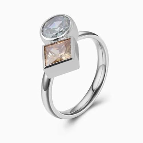 Bague de promesse argent massif à porter au quotidien pour femme