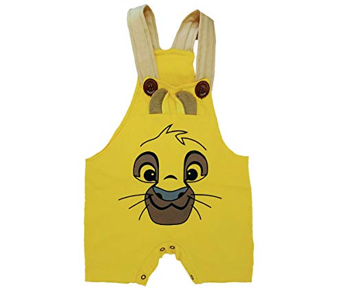 Kit Jardineira de Bebe Safari Tematico Animais Tigre e Leao Cor:Colorido;Tamanho:P