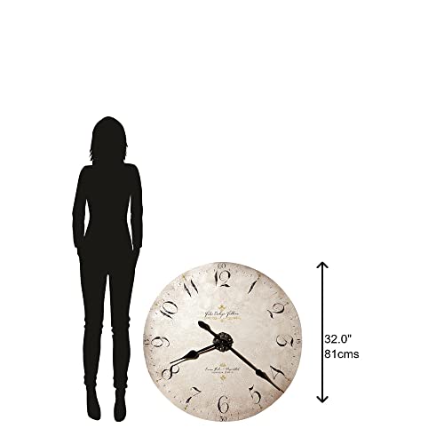 Howard Miller Enrico Fulvi Wall Clock 620-369 – Oversized Antique Design With Quartz Movement #TOP1