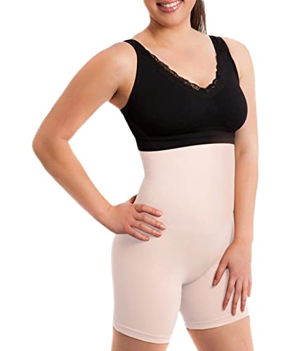 High Waist Tummy Control Shaping Shorts Seamless Slimming Bodysuit Waist Trainer Body Shaper for Women / (Beige) (Black) (XS/S)