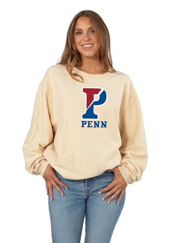 Sudadera beige de pana Chicka-D de corte holgado talla XL para mujer 4