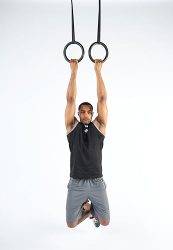 Black Mountain Products 1200lbs Rated Multi-Use Exercise Gymnastics Rings - Thumbnail 4