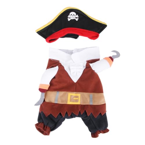 Disfraz Pirata Halloween para Perro Talla S