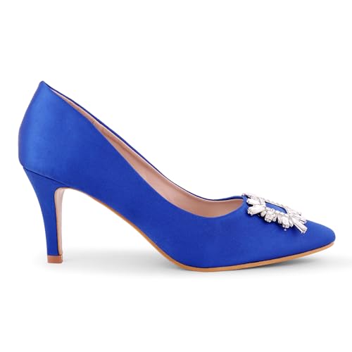 Image of Lino Perros Womens Lino Perros Crystal Broach Pumps Heeled Sandal