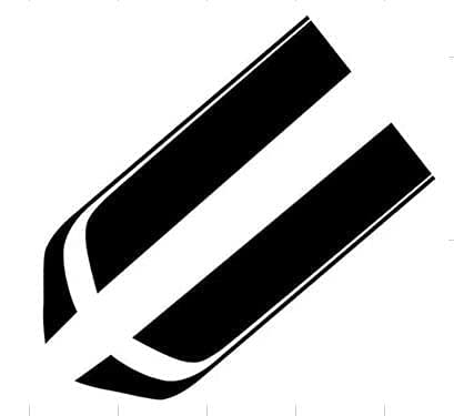 Sunjika Car Hood Decals Vinyl Sticker Automotive Front Hood Bumper Vinyl Sport Decorative Accessories Stripe Decal Decoration Racing Stripes For All Car Vechine Suv Universal (2Pcs Black) #TOP7