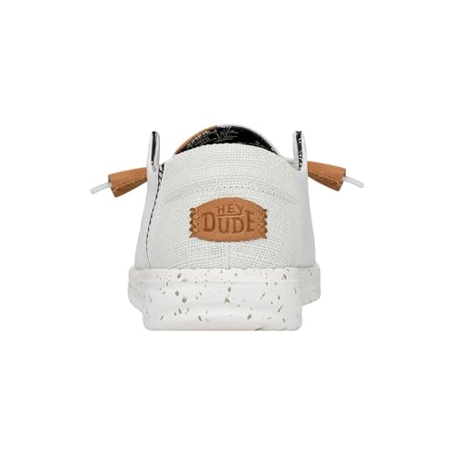 Image of HEYDUDE Women's Wendy Washed Canvas | Women's Shoes | Women's Lace Up Loafers | Comfortable & Light-Weight