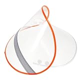 WOFASHPURET Rain Poncho Hat Shield Plastic Brim Replaceable Face Protector Detachable Raincoat Accessory for Outdoor Use