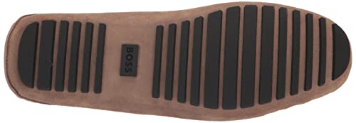 Image of BOSS Women's Suede Slip-on Moccasins with Top Bow Detail