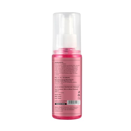 Image of Jiva Combo Of Rose Petal Toner 100ml & Cucumber Toner 100 ml | 100% Pure & Natural | Rejuvenate The Skin & Restores pH Balance | Deep Cleanses Pores & Prevents Skin Infections (Pack Of 2)