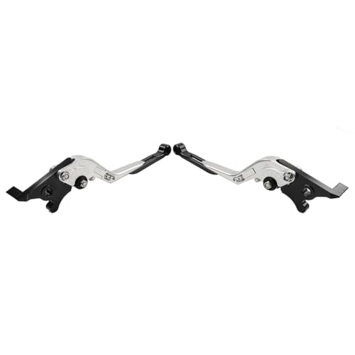 Palancas de embrague y freno para Ninja 250R de aleación de aluminio plata 5