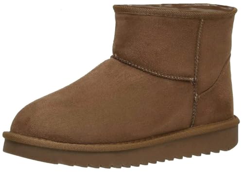 Best Boots Similar to Uggs: Cozy and Stylish Alternatives 13 Womens Winter Boots Classic Faux Fur Lined Slip On Ankle Boots, Tan, 8