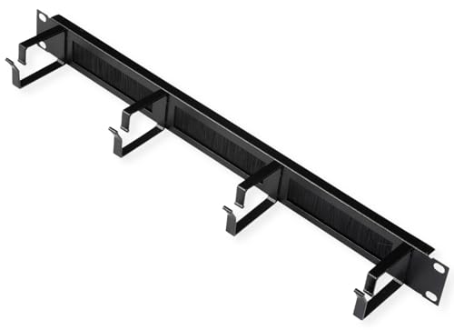 ROLINE Panneau de Brassage 19 Pouces 1 U, avec bavette 44x60mm Noir