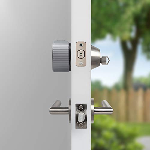 August Wi-Fi Smart Lock (Newest Model 4th Gen) with Smart Keypad - Alexa, Google Assistant, Home Kit, SmartThings and Airbnb Compatible - Includes Keypad - Silver