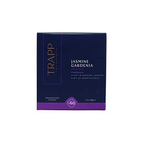 Trapp No. 60 Jasmine Gardenia 7 Oz. Candle In Signature Box #TOP2