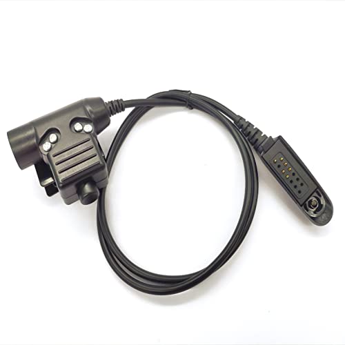 Cable PTT U94 Motorola GP328 para comunicación en Airsoft y rescates