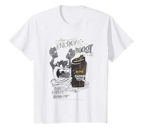 Niños Looney Tunes Taz Energy Boost Camiseta Camiseta