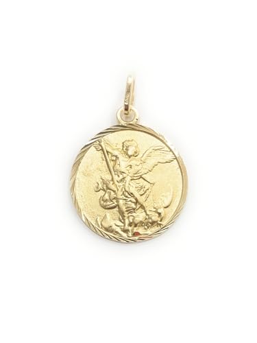 Médaille Saint Michel Archange pendentif argent sterling bijoux protection chrétienne homme femme