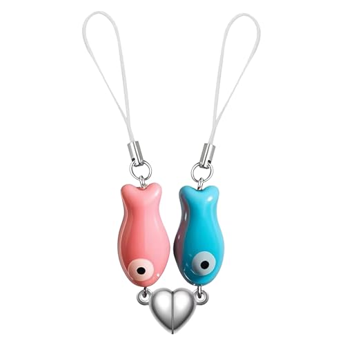 ownmysty Matching Phone Charm Gifts for Boyfriend Couples, Fish Phone...