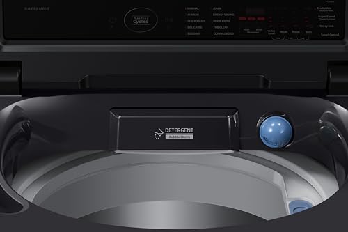 Image of Samsung, 10kg, 5 Star, AI Wash, Eco Bubble, AI Energy Mode, AI VRT+, Quick Wash, Super Speed, Smart Control, Digital Inverter, Fully-Automatic Top Load Washing Machine, WA80F10S2CTL, Deep Charcoal