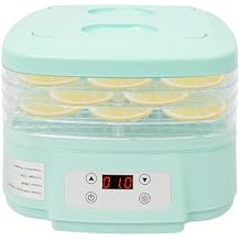 Food Dehydrator Machine, 200W Electric Meat Dehydrator Machine with 5 Stackable Trays, Adjustable Time & Temp Control for Jerky, Fruits, Vegetables, Herbs