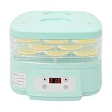 Ritabiity 5 Trays Food Dehydrator Machine Adjustable Timer Fruit Drying and Dehydrating Machine for Home Use 200W