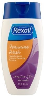 Rexall Feminine Wash Sensitive Skin Formula, 9 Oz