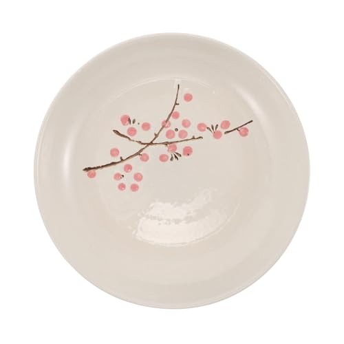 HAPINARY plato redondo plato decorativo platos decorativos Decoración de mesa decoración de de corral platos de comida decorativos cuencos para servir para el entretenimiento cerámica