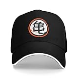 ATHBUPHMU DBZ-Gorra de béisbol con Estampado Kanji para Hombre y Mujer, Sombrero Ajustable para el Sol, Gorra Tipo sándwich de Camionero d