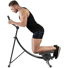 Ab Workout Equipment, Ab Machine for Men&Women Foldable Core Abdominal Exercise Trainer Home Gym Fitness Waist Trainer Ab Cruncher Strength Training