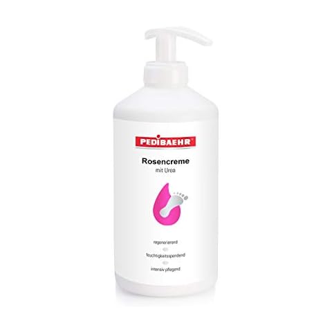Pedibaehr, Rosencreme mit Urea, Fußpflegecreme, Wildrose, 500 ml mit Spender Cover