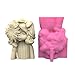 Fogun Girl Plaster Flower Pot Silicone Mold Succulent Planter Mold Pen Holder Mold