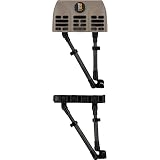 Tightspot Archery Hunting Lightweigh Pivot 2-Piece 5 Arrow Fully Adjustable Quiver Lite, Granite, RH