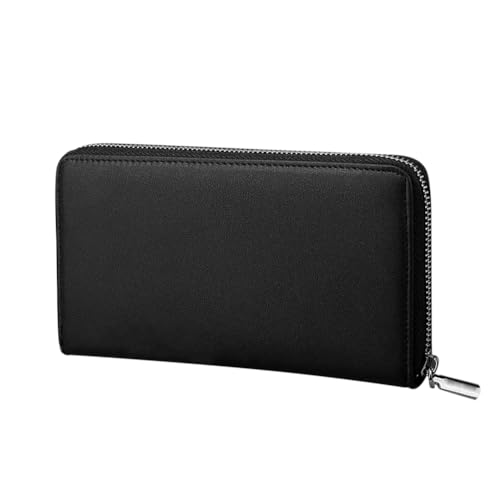 60 Slots Credit Card Holder Wallet Business Card Organizer Wallet Zipper PU Leather Credit Card Bag Large Capacity Credit Card Case Debit Card Storage Bag Gift Card Holder Black