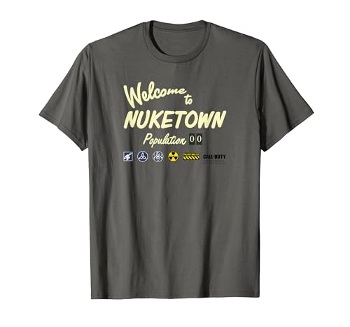 Call of Duty Nuketown Welcome Sign Video Game T�V���c
